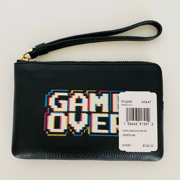 Coach Pac-Man Game Over Wristlet - Picture 6 of 10
